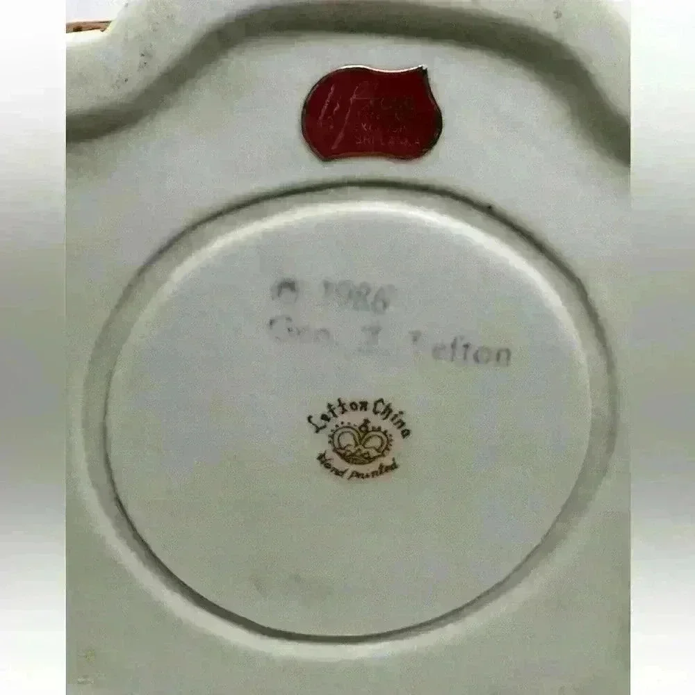 Lefton Christmas Church Candle Holder Colonial Village Building - 1986